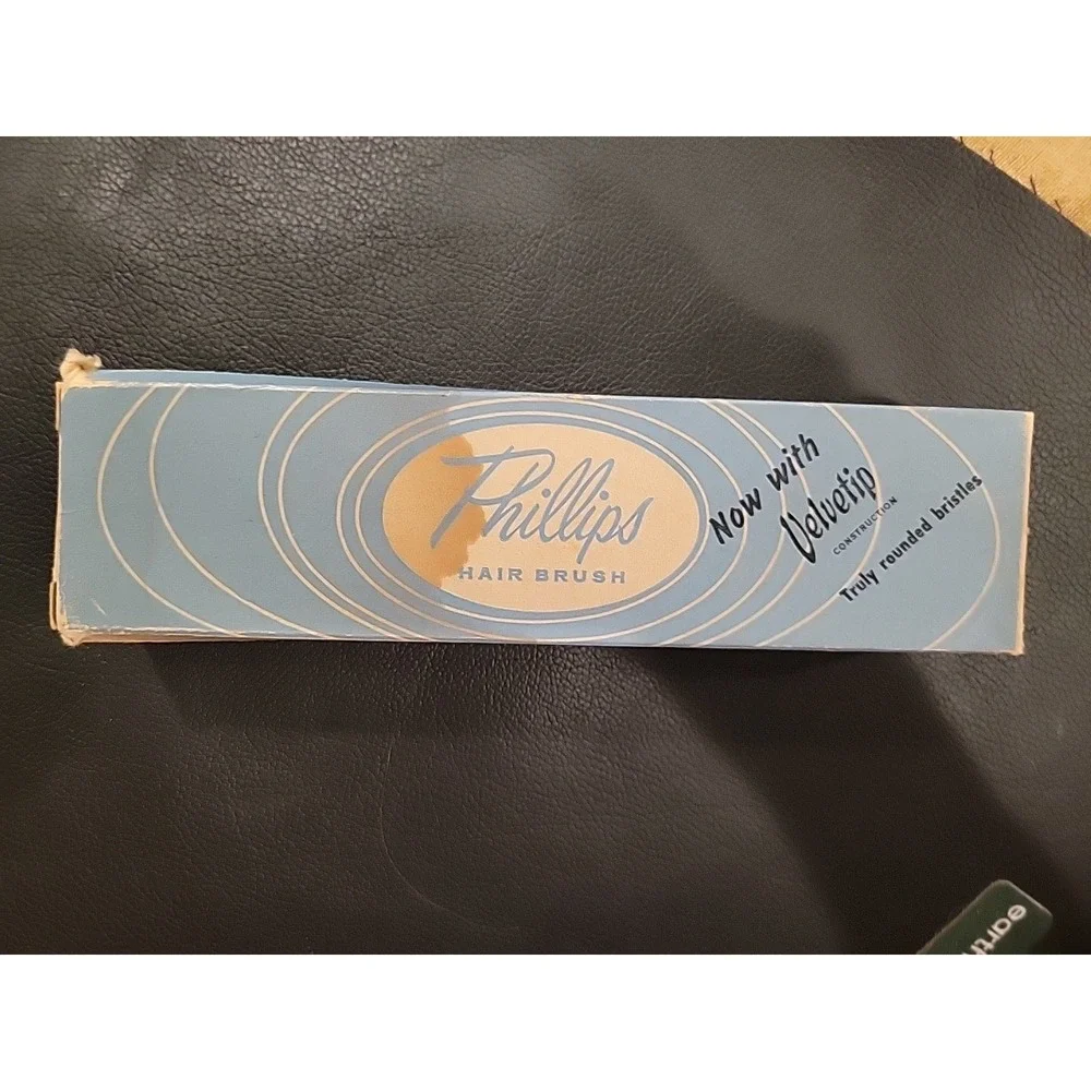 Vintage Phillips Brush‎ 31 Nylon Bristles Hair Brush 7 Row Style Brush Teasing